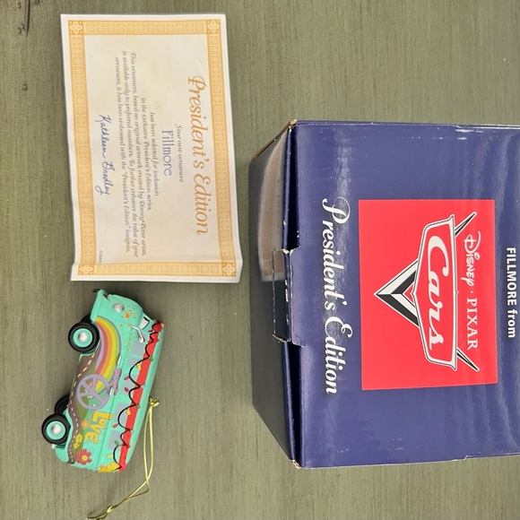 Grolier/Early Moments Disney Ornament, FILLMORE, Cars, President's Edition - Picture 5 of 6